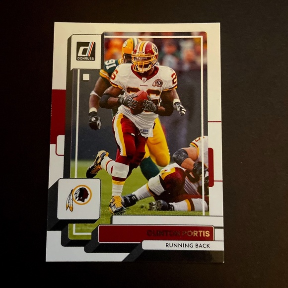 Clinton Portis: Washington Redskins, Running Back 2022 Panini Donruss #185 - Picture 1 of 2